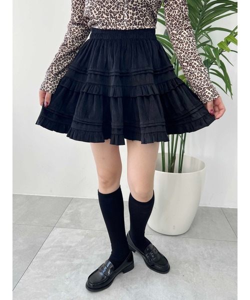 PHILLY（フィリー）の「【PHILLY】ボリュームフリルスカート（スカート・レディース・ブラック/アイボリー・FREE）」の11枚目の写真