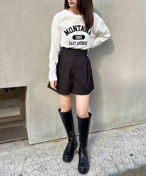 INGNI(イング)の「キュロットパンツ(その他パンツ・レディース・ネイビー/グレー/ブラック・FREE)」の11枚目の写真