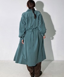 AS KNOW AS plus | ◇スタンドカラー羽織りワンピ―ス(シャツワンピース)
