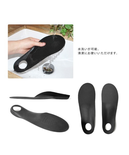Re:getA(リゲッタ)の「Re:getA MTRFL Loupe insole+ ルーペ インソール プラス(インソール/シューズクッション・レディース・ブラック・S/M/L)」の19枚目の写真