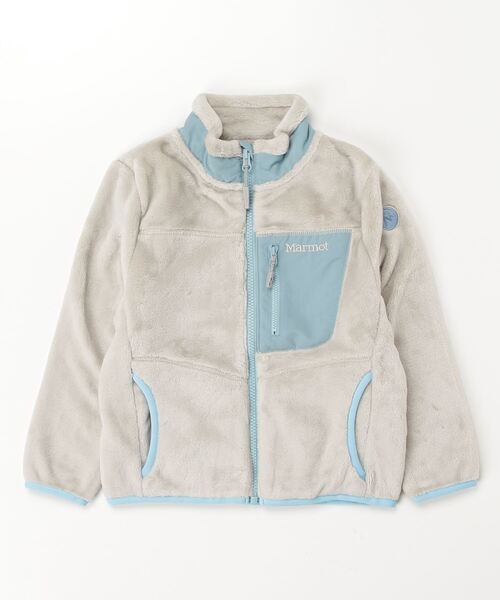 MARMOT(マーモット)の「マーモット Marmot キッズ バイガンフリースジャケット(ブルゾン・キッズ・グレー/カーキ・120cm/130cm/150cm/110cm/140cm)」の2枚目の写真