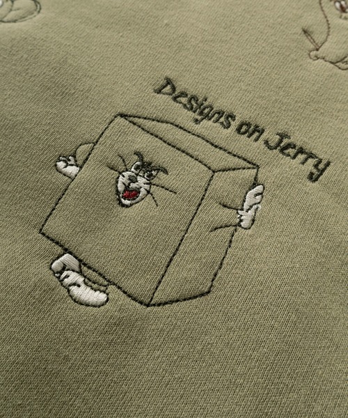 Tom&Jerry(トムアンドジェリー)の「【TOM&JERRY/トムとジェリー】4Type キャラクターコミカルイラスト裏起毛 クルーネックスウェット/ビッグシルエット(スウェット・レディース・ダークブルー/ピンク/グレー/ブルー/アッシュグレー/チャコールグレー/ワイン/カーキ・M/L)」の22枚目の写真