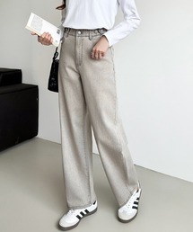 デニムパンツ（グレー/灰色系・ハイウエスト）ファッション通販 - ZOZOTOWN