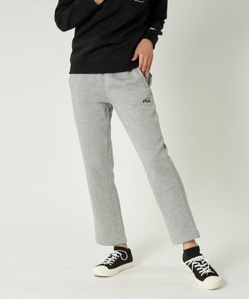 FILA（フィラ）の「裾フレアスウェットパンツ（スウェットパンツ・レディース・杢グレー/ブラック/ネイビー・LARGE/X-LARGE/MEDIUM）」の2枚目の写真