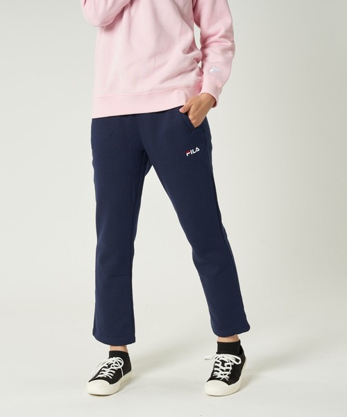 FILA（フィラ）の「裾フレアスウェットパンツ（スウェットパンツ・レディース・杢グレー/ブラック/ネイビー・LARGE/X-LARGE/MEDIUM）」の3枚目の写真