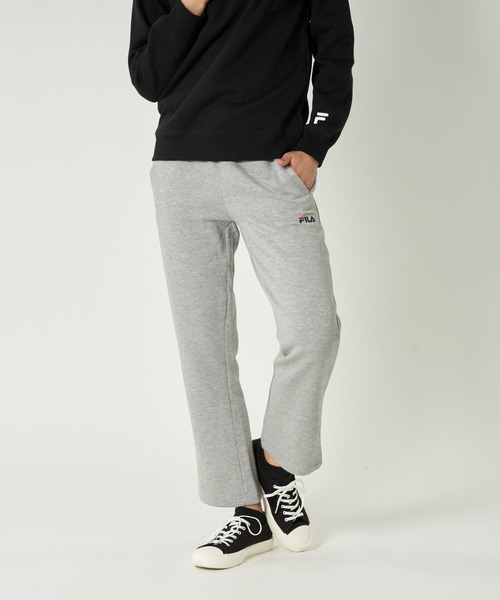 FILA（フィラ）の「裾フレアスウェットパンツ（スウェットパンツ・レディース・杢グレー/ブラック/ネイビー・LARGE/X-LARGE/MEDIUM）」の8枚目の写真