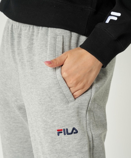 FILA（フィラ）の「裾フレアスウェットパンツ（スウェットパンツ・レディース・杢グレー/ブラック/ネイビー・LARGE/X-LARGE/MEDIUM）」の14枚目の写真