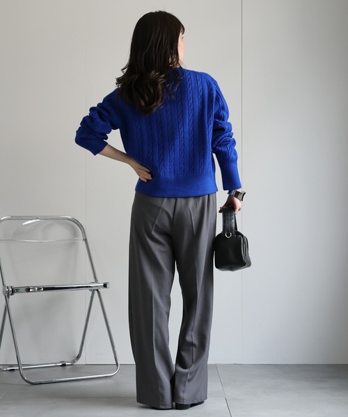 model：156cm 着用サイズ：L