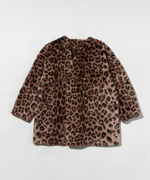 レオパードコート（ノーカラーコート）｜WCJ（ダブルシージェイ）の