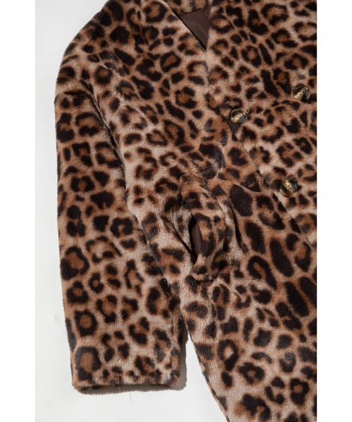 レオパードコート（ノーカラーコート）｜WCJ（ダブルシージェイ）の