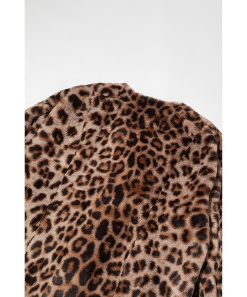 【WCJ】レオパードコート WCJ-JF-068BRN Disney / LEOPARD DESIGN COAT【WCJ-NA-048BEG-BLK】