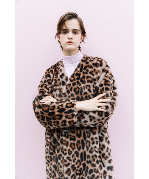 レオパードコート（ノーカラーコート）｜WCJ（ダブルシージェイ）の