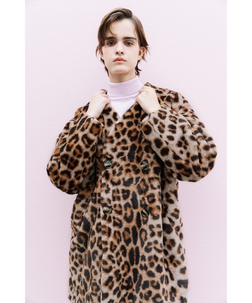 レオパードコート（ノーカラーコート）｜WCJ（ダブルシージェイ）の