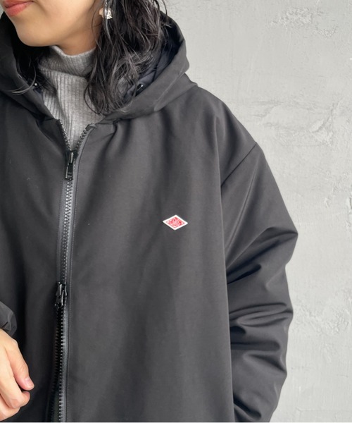 DANTON（ダントン）の「[DANTON/ダントン] ワンポイントロゴ フーデッドダウンジャケット（ダウンジャケット/コート・レディース・ブラック/オリーブ・M/L）」の16枚目の写真