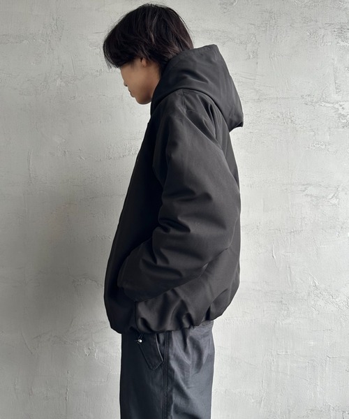 DANTON（ダントン）の「[DANTON/ダントン] ワンポイントロゴ フーデッドダウンジャケット（ダウンジャケット/コート・レディース・ブラック/オリーブ・M/L）」の21枚目の写真