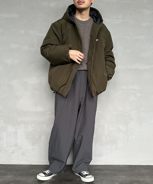 DANTON（ダントン）の「[DANTON/ダントン] ワンポイントロゴ フーデッドダウンジャケット（ダウンジャケット/コート・レディース・ブラック/オリーブ・M/L）」の5枚目の写真