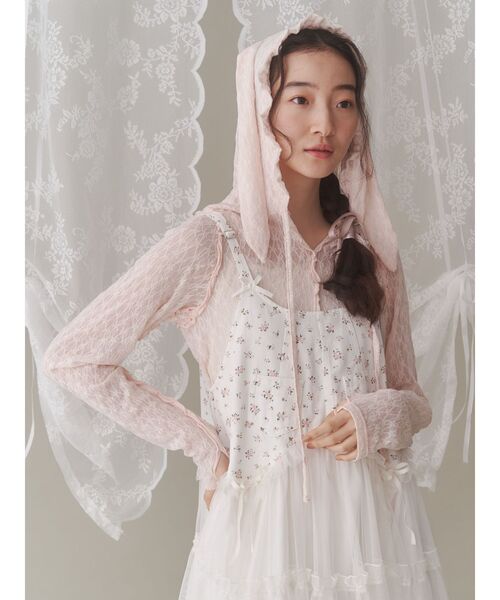 merryjenny rabbit lace knit tops メリージェニー rabbit lace knit