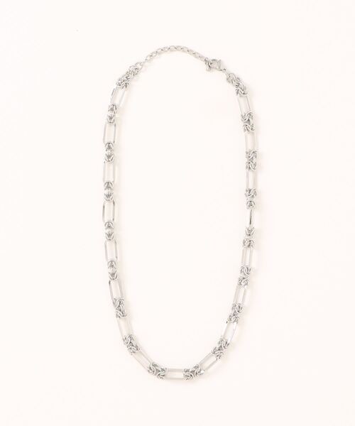 LOWRYS FARM（ローリーズファーム）の「ステンレスBIGチェーンネックレス　249405（ネックレス・レディース・その他/ホワイト/ブルー系その他・FREE）」の2枚目の写真