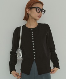LIENCOEUR | メニーボタンスリットカーデ(カーディガン/ボレロ)