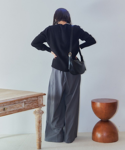 LIENCOEUR(リアンクール)の「メニーボタンスリットカーデ(カーディガン/ボレロ・レディース・ブラック/レッド/アイボリー・FREE)」の17枚目の写真