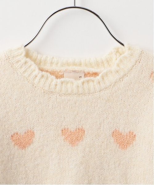 petit main（プティマイン）の「【フワもちっと/リンク】アソートニット(キッズサイズ)（ニット/セーター・キッズ・アイボリー/ライトブルー/オフホワイト/ネイビー・M/L/S）」の16枚目の写真