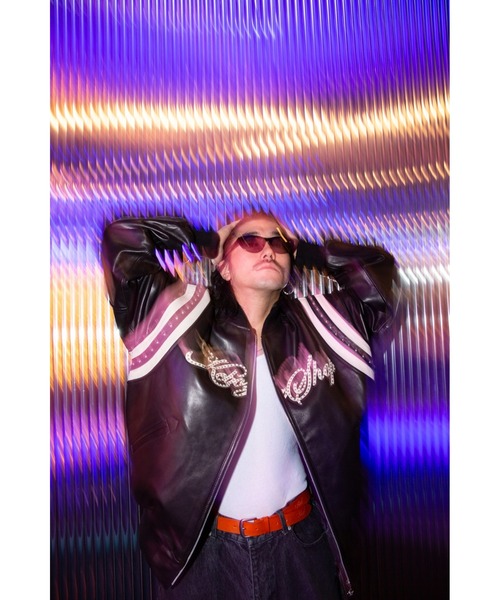 DAC STUDS LEATHER VARSITY JACKET（スタジャン）｜KEBOZ