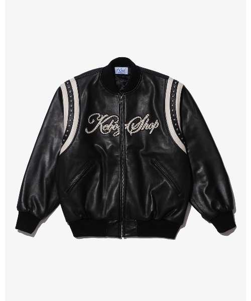Keboz スタジャン おまけあり DAC STUDS LEATHER VARSITY JACKET（スタジャン）｜KEBOZ
