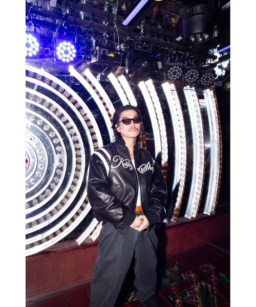 DAC STUDS LEATHER VARSITY JACKET（スタジャン）｜KEBOZ