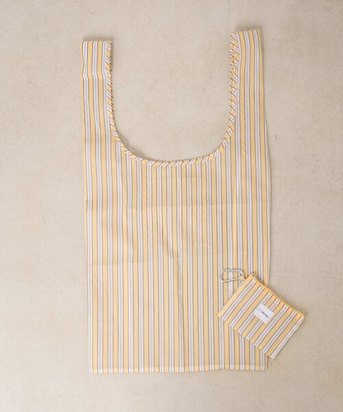 Actually（アクチュアリー）の「ストライプエコバッグ（トートバッグ・レディース・イエロー/ブルー・0）」の15枚目の写真