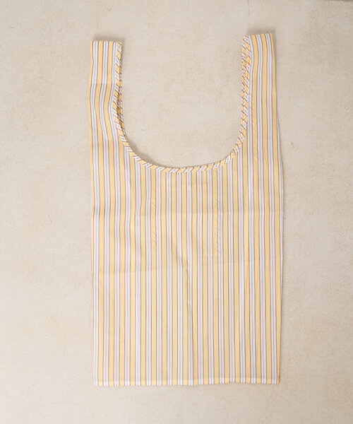 Actually（アクチュアリー）の「ストライプエコバッグ（トートバッグ・レディース・イエロー/ブルー・0）」の14枚目の写真