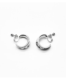 MATSILVER HOOP EARRING