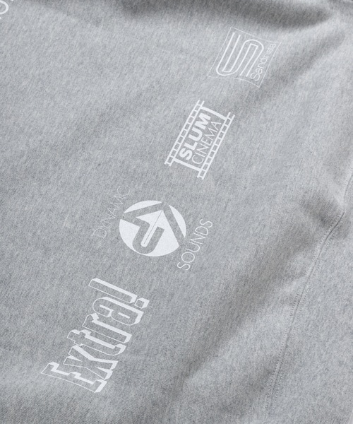 Sandinista（サンディニスタ）の「Vintage 01 Graphic Sweatshirt / アーカイブグラフィック入り裏毛トレーナー（スウェット・メンズ・ネイビー/ホワイト/ヘザーグレー/ブラック・X-LARGE/LARGE/MEDIUM）」の8枚目の写真