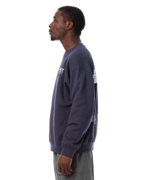 Sandinista（サンディニスタ）の「Vintage 01 Graphic Sweatshirt / アーカイブグラフィック入り裏毛トレーナー（スウェット・メンズ・ネイビー/ホワイト/ヘザーグレー/ブラック・X-LARGE/LARGE/MEDIUM）」の13枚目の写真