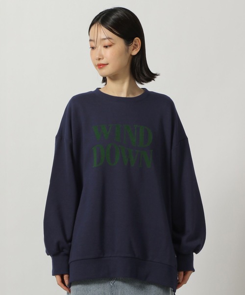 LAKOLE（ラコレ）の「フロッキーロゴスウェット / 291068（スウェット・レディース・ネイビー/オートミール/チャコール・MEDIUM/SMALL）」の22枚目の写真