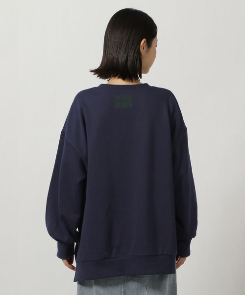 LAKOLE（ラコレ）の「フロッキーロゴスウェット / 291068（スウェット・レディース・ネイビー/オートミール/チャコール・MEDIUM/SMALL）」の20枚目の写真