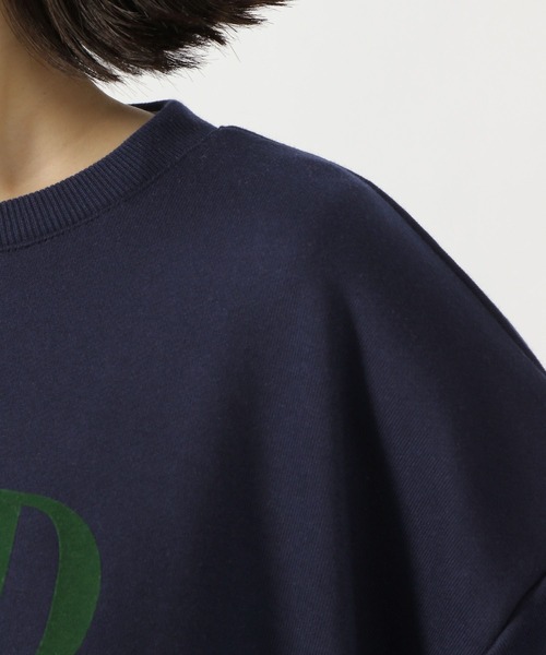 LAKOLE（ラコレ）の「フロッキーロゴスウェット / 291068（スウェット・レディース・ネイビー/オートミール/チャコール・MEDIUM/SMALL）」の16枚目の写真