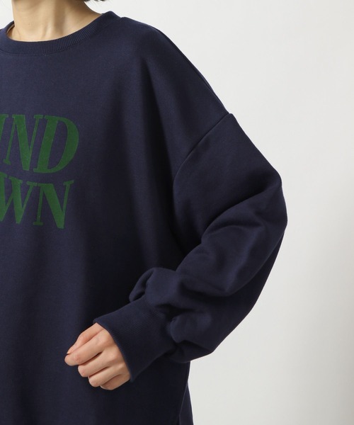 LAKOLE（ラコレ）の「フロッキーロゴスウェット / 291068（スウェット・レディース・ネイビー/オートミール/チャコール・MEDIUM/SMALL）」の14枚目の写真