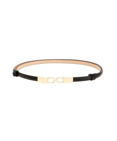 MERCURYDUO（マーキュリーデュオ）の「ビット付細ベルト（ベルト・レディース・ブラック/アイボリー・FREE）」の13枚目の写真