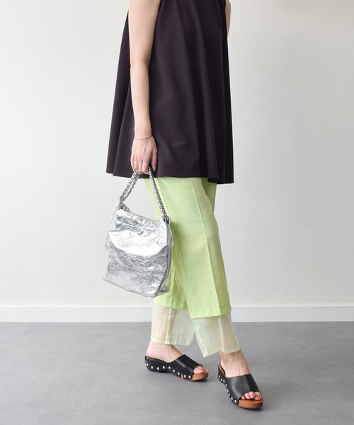 marco masi（マルコマージ）の「【MARCO MASI】チェーンハンドルキルティングバッグ(Q56316)（トートバッグ・レディース・シルバー/ホワイト・ALL）」の9枚目の写真