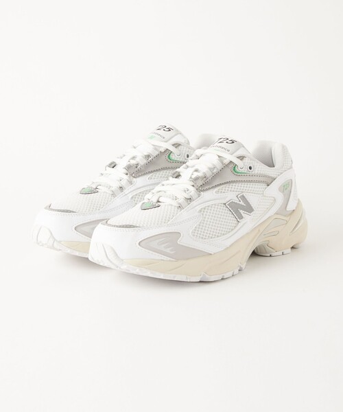 国内配送 New Balance ML725 CM WHITE/GREEN NEW BALANCE】 ニューバランス ML725CM(D) ML725 ML725CM WHITE