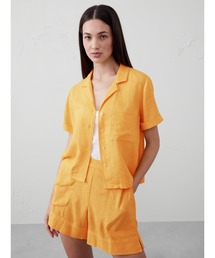 BANANA REPUBLIC FACTORY STORE リネンブレンド半袖シャツ
