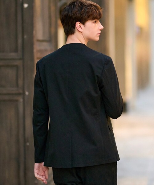 セール】【セットアップ可】ドライトリコット ノーカラー