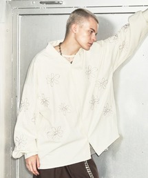 ajouter flow（アジューテフロー）の「【ajouter flow】flower embroidery log sleeve shirt（シャツ/ブラウス）」