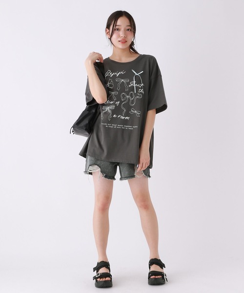 まま－る◆新品 アルジ－◆接触冷感 肩あきりぼんワンピース 130 まま－る様専用◇新品 アルジ－◇接触冷感 肩あきりぼん