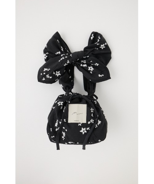 M_（エムアンダーバー）の「【M_】NIRINSOU 巾着 (S)（ショルダーバッグ・レディース・ブラック系その他・FREE）」の4枚目の写真