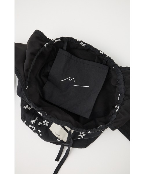 M_（エムアンダーバー）の「【M_】NIRINSOU 巾着 (S)（ショルダーバッグ・レディース・ブラック系その他・FREE）」の10枚目の写真