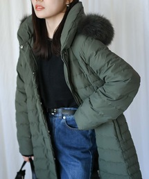 レディースのダウンジャケット/コート（グリーン・カーキ/緑色系