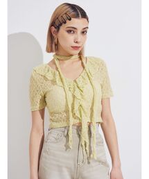 EVRIS | チョーカーレーストップス(Tシャツ/カットソー)