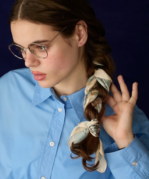 BONLECILL Marche（ボンルシールマルシェ）の「【BONLECILL Marche】《選べる22柄！》アソートマルチスカーフ 70×70（バンダナ/スカーフ・レディース・ブラック/ホワイト/ネイビー/レッド/アイボリー/ミント/ブルー/ピンク/オレンジ/イエロー/ライトブルー/ライトピンク/イエロー系その他/アイボリー系/ネイビー系/ブラック系その他/オフホワイト/レッド系/グリーン/ホワイト系その他/ブラック系その他2/サックスブルー/レッド系1・FREE）」の13枚目の写真