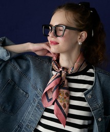 BONLECILL（ボンルシール）の「【BONLECILL Marche】《選べる21柄！》アソートマルチスカーフ 70×70（バンダナ/スカーフ）」